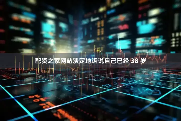 配资之家网站淡定地诉说自己已经 38 岁